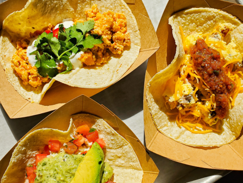 Brunch tacos from Zombie Taco